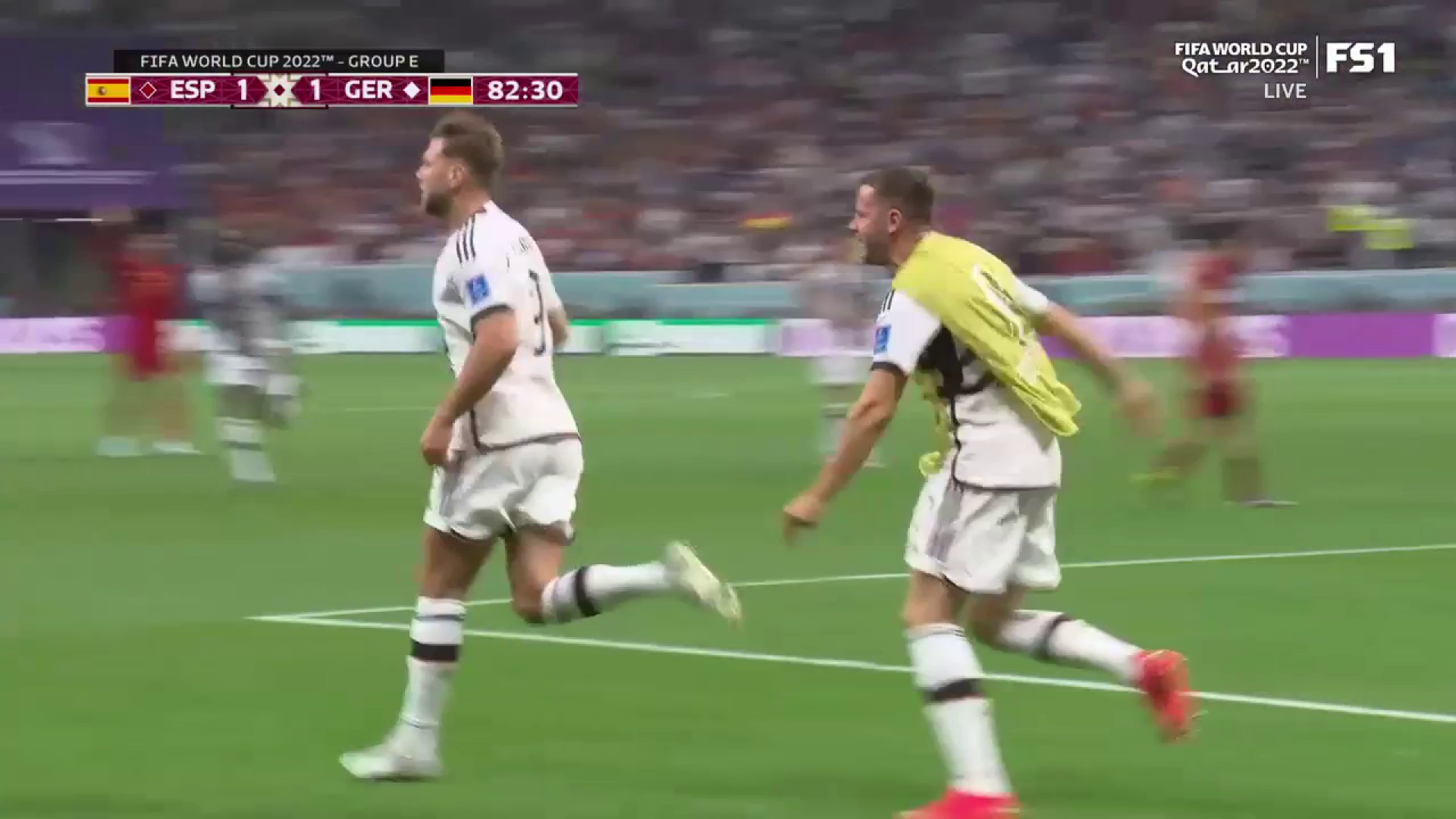 TIE GAME 🇩🇪

Germany finds the equalizer in the 83rd minute 💪”
