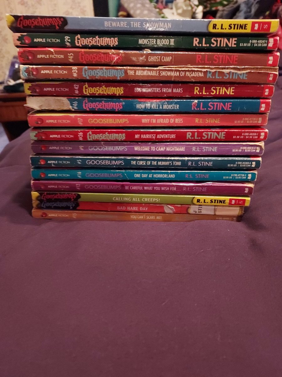 Saving for <a href="/WaltDisneyWorld/">Walt Disney World</a> Post #1 
Anyone interested in a lot of 15 Goosebumps? $30 shipped to the lower 48 states.