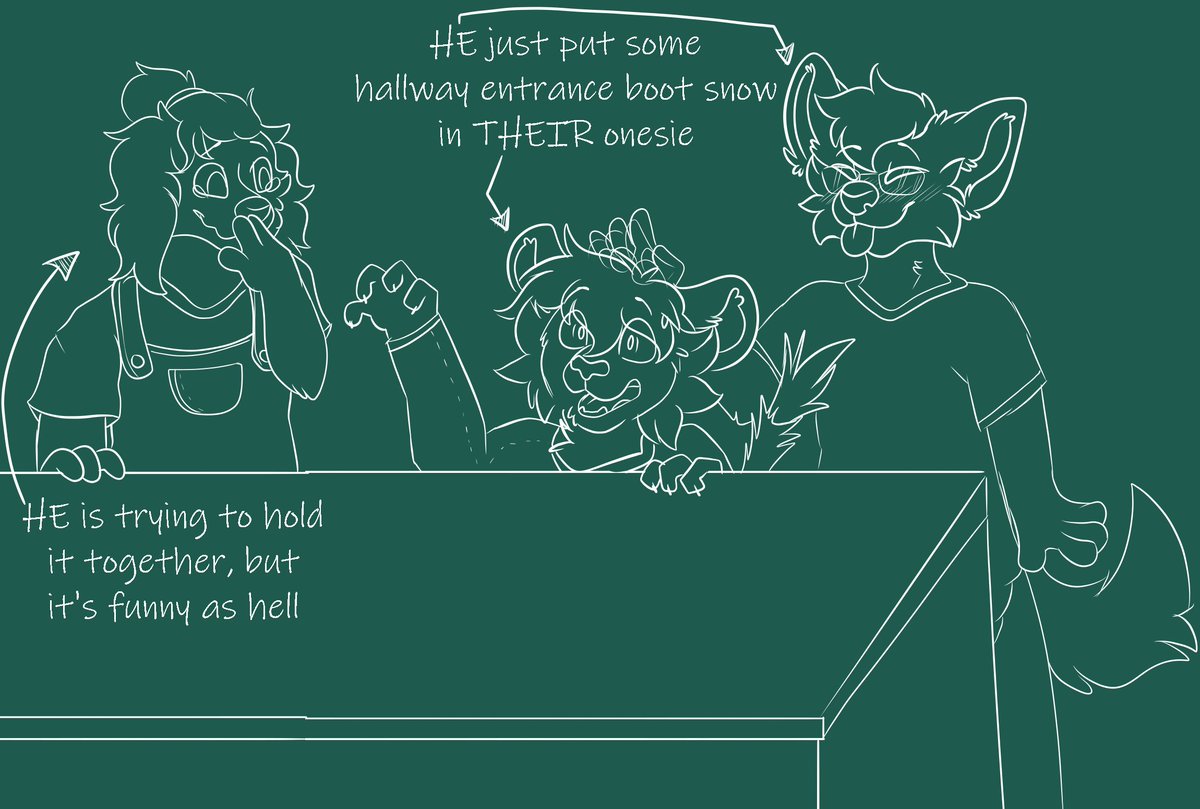 noodleracc's tweet photo. I figured out sketching out some stuff that happened in the meet would be funny- And it has lifted my spirits ngl. featuring my new friend Zezz, and the ol' bastard @ToasterFox_ https://t.co/suxsDmvnUT