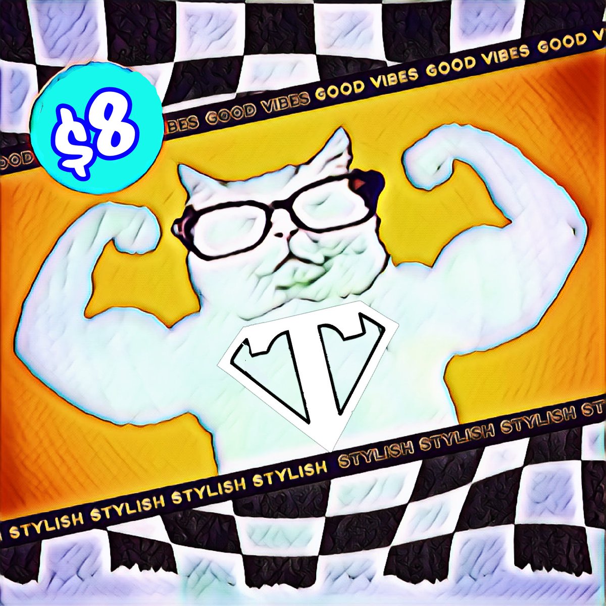 keredeloc's tweet photo. @catturd2 ππͺπ± made this for catturd.. #superturd Been bulking #wedabest #catflex #eightdollars https://t.co/Zmo6NnuJJ2