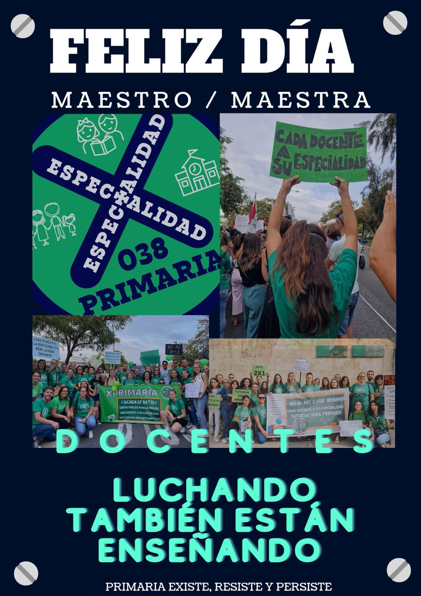 💚💚💚Feliz día a los maestros y         
maestras💚💚💚