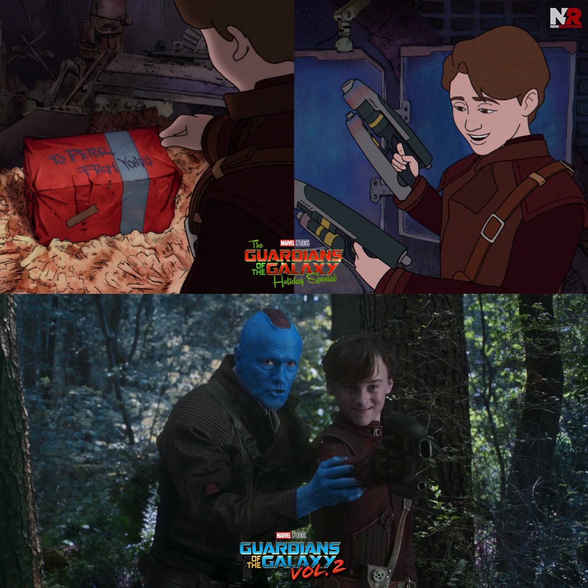 NewRockstars's tweet photo. I didn’t know I needed more of Yondu and Quill. But I did. https://t.co/vhpKq6YevN