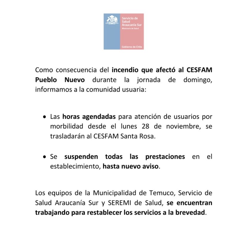 Seremi Salud Araucanía tweet media
