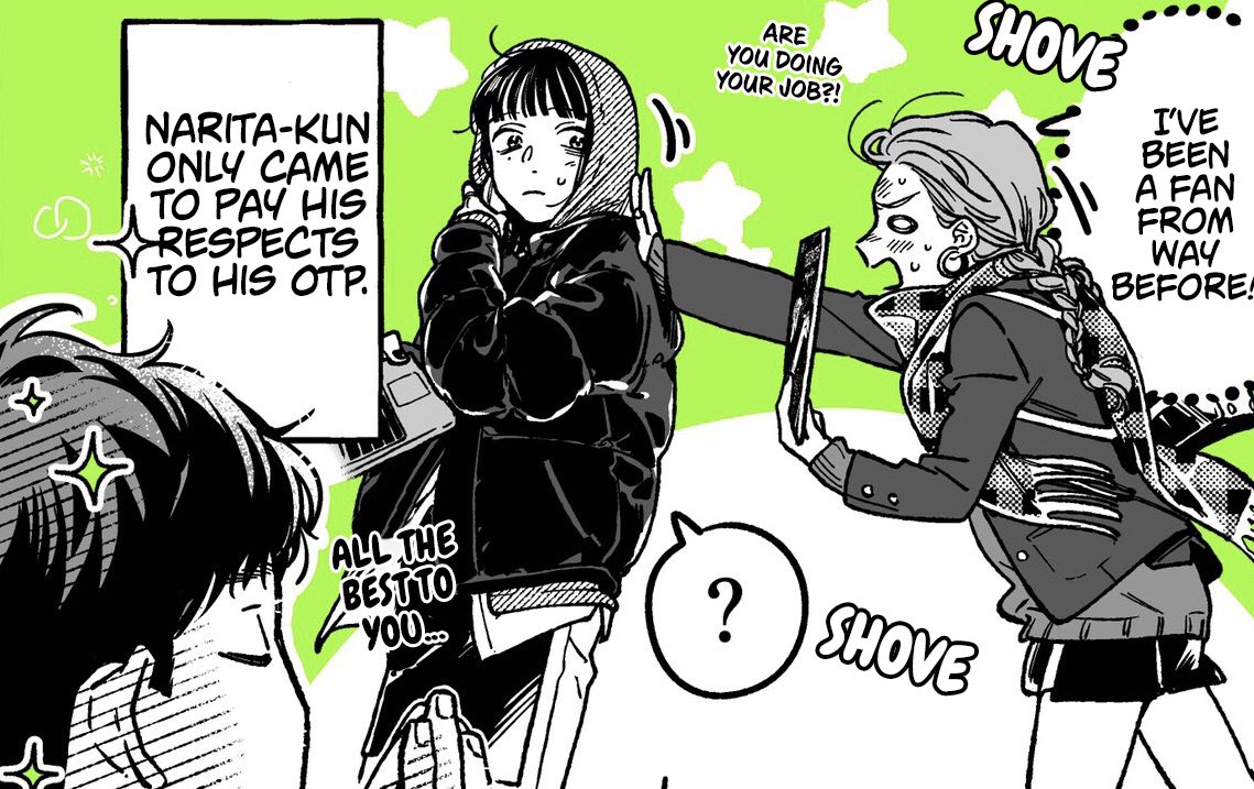 SoulMagicYS's tweet photo. “The Guy She Was Interested in Wasn't a Guy At All” continues to prove just how adorable our girls are🤓😚
Seeing how protective Aya is of HER Mitsuki is so funny to see, our girl getting jealous when anyone gets near her future wife😅
#yuri #yurimanga #TeamMitsuki #TeamAya https://t.co/eOmTqX4Vnq