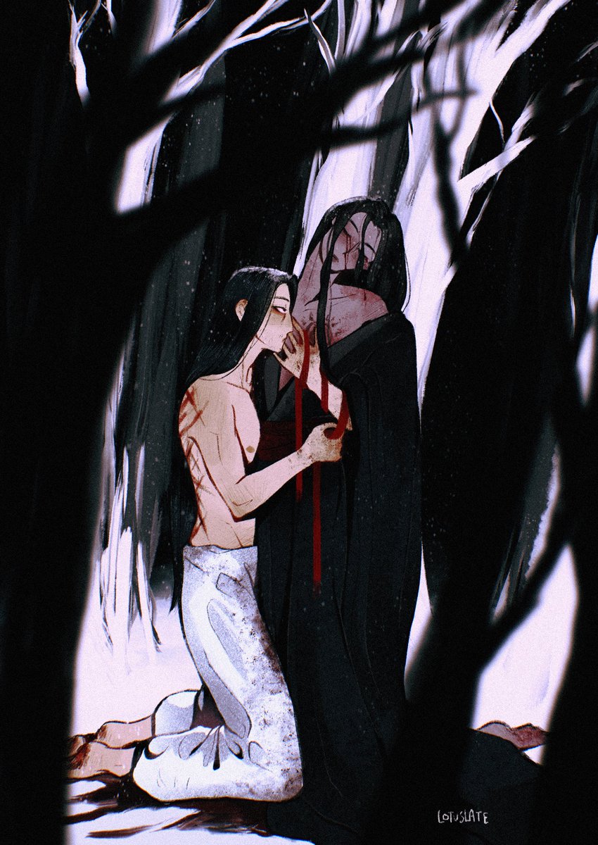 lotuslate's tweet photo. “you said I killed you, haunt me then” https://t.co/b9h1LB25Tp