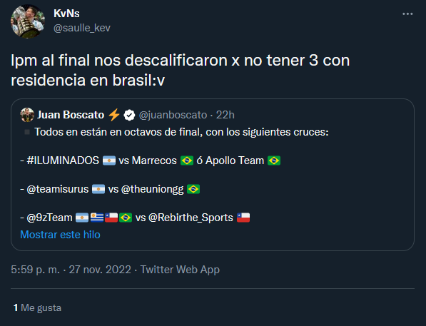Juan Boscato tweet media