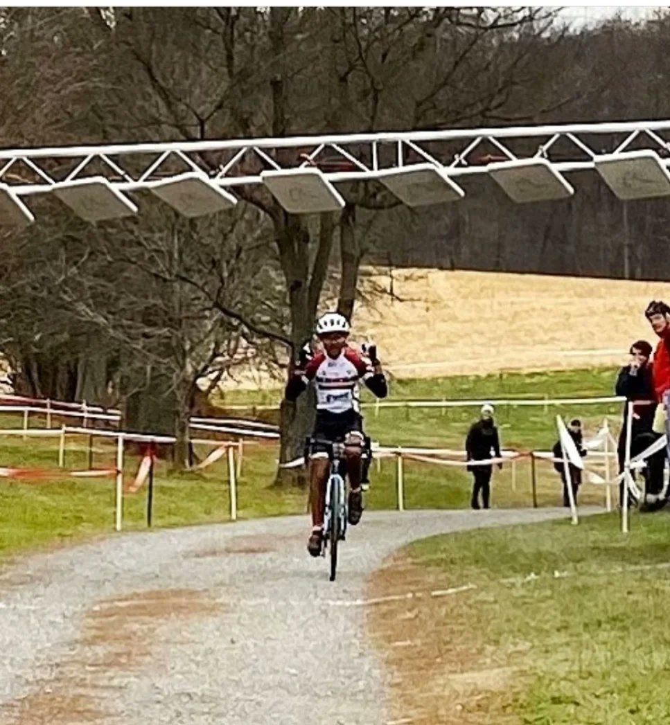 DeMathaCrew's tweet photo. Not only a rower but also a cyclocross athlete. Congrats to Aidan Ankrah '24 on his win today at the Tacchino Cyclocross! https://t.co/mPOGZ7KEeO