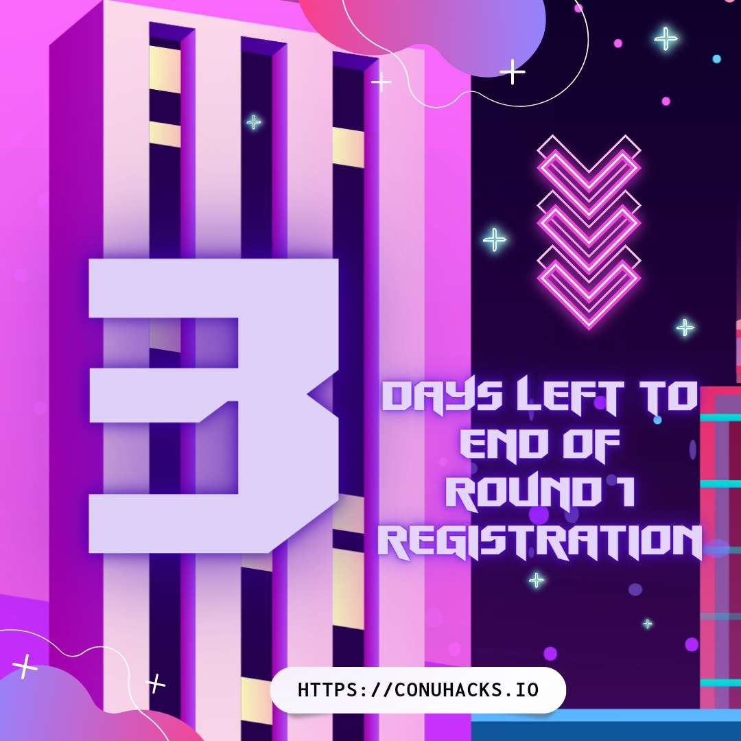HackConcordia's tweet image. 📣3 DAYS REMAINING

Tick-Tock, the timer is running out! Don’t miss out, submit your application now!

🔗 conuhacks.io
⏳Applications close November 30th, 11:59pm EST
🗓️ Hackathon on January 21st-22nd