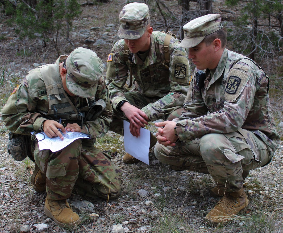 StateRotc's tweet image. Bobcat Battalion Fall Field Training Exercise
&quot;If it ain&apos;t raining, we ain&apos;t training!&quot; 

Cadets endured cold and rain completing their culminating semester event that consisted of day/night land navigation, simulated training lanes and a 6 mile ruck march. #txst @5thBrigadeROTC