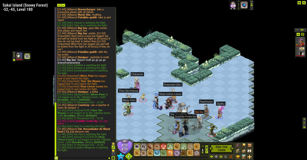 Warro_Fek's tweet photo. @__logan_ @Genki_Ankama @_Manaia_ @ES_DOFUS @DOFUS_EN @DOFUSfr #Dofus #Talkadha Hagan algo...... Dios, baneeen ah este tramposo que ataca 24/7 con 5 cuentas en Máquina Virtual tenemos el soporte lleno con estos casos Evidentes de multilogg. https://t.co/uUh1cMe5uT