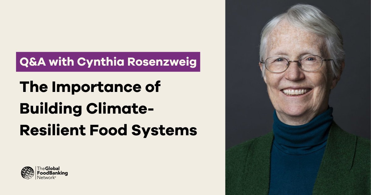 foodbanking's tweet photo. "Climate change & food systems are a two-way street," says Dr. Cynthia Rosenzweig, @WorldFoodPrize winner.
We couldn't agree more! โก๏ธ See how Dr. Rosenzweig & teams at @AgMIP & @NASAGISS project how climate change will affect food production. #FoodPrize
https://t.co/6FwTyCVTnC https://t.co/9GaYULgnQJ