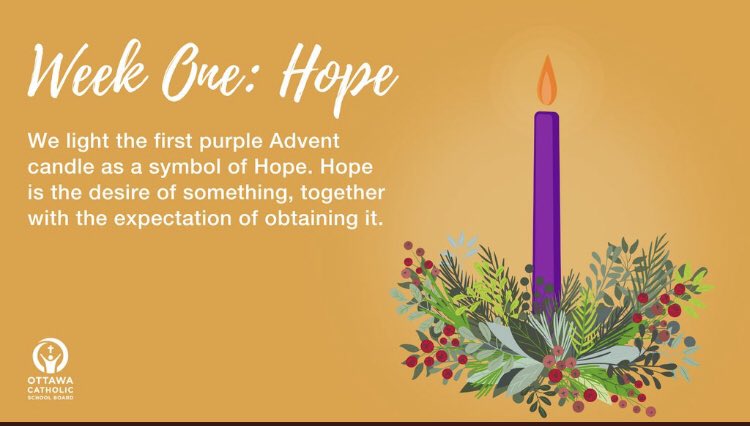 dquinn3333's tweet photo. Let’s begin together our Advent journey by having hope, and giving hope to others @OLFatimaOCSB https://t.co/nD358tW41i
