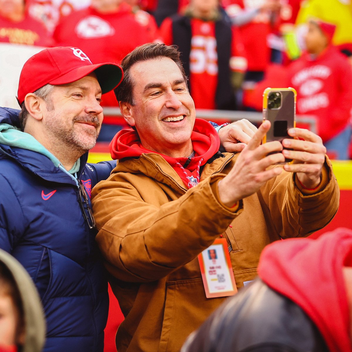Chiefs's tweet photo. Two of our favorites back in KC ❤️ https://t.co/mividb9F7z