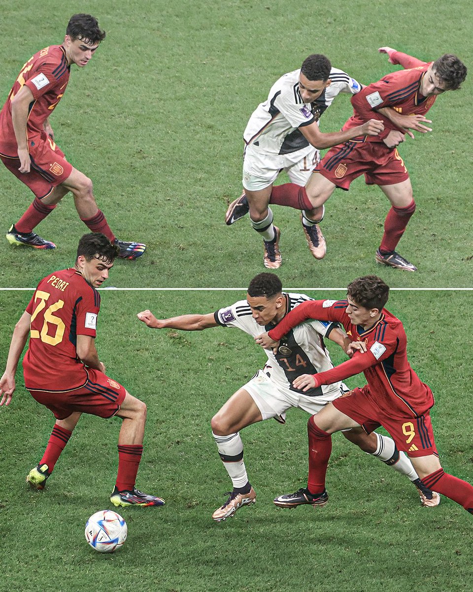 ESPNFC's tweet photo. We're going to see these three battling for a long, long time ⚔️

Pedri, Musiala and Gavi are ballers ✨ https://t.co/X39ocvR54p