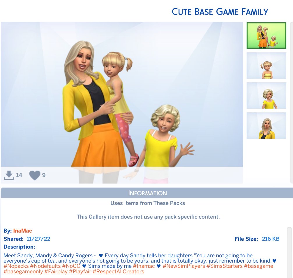 NightlionessIam's tweet photo. Sul Sul! I would like to nominate the following fantastic creations for a #MaxisFav! Cute Base Game Family by @Inamacsims4 EA ID: #InaMac, Tiny New Moon Shack by @Alexia3angel EA ID: #KildareFaerlynn & ♥♥Bedroom♥♥ by EA ID: #Lisacalie. Thank you for the consideration! 🐸❤️ https://t.co/kEI0VMvvAM