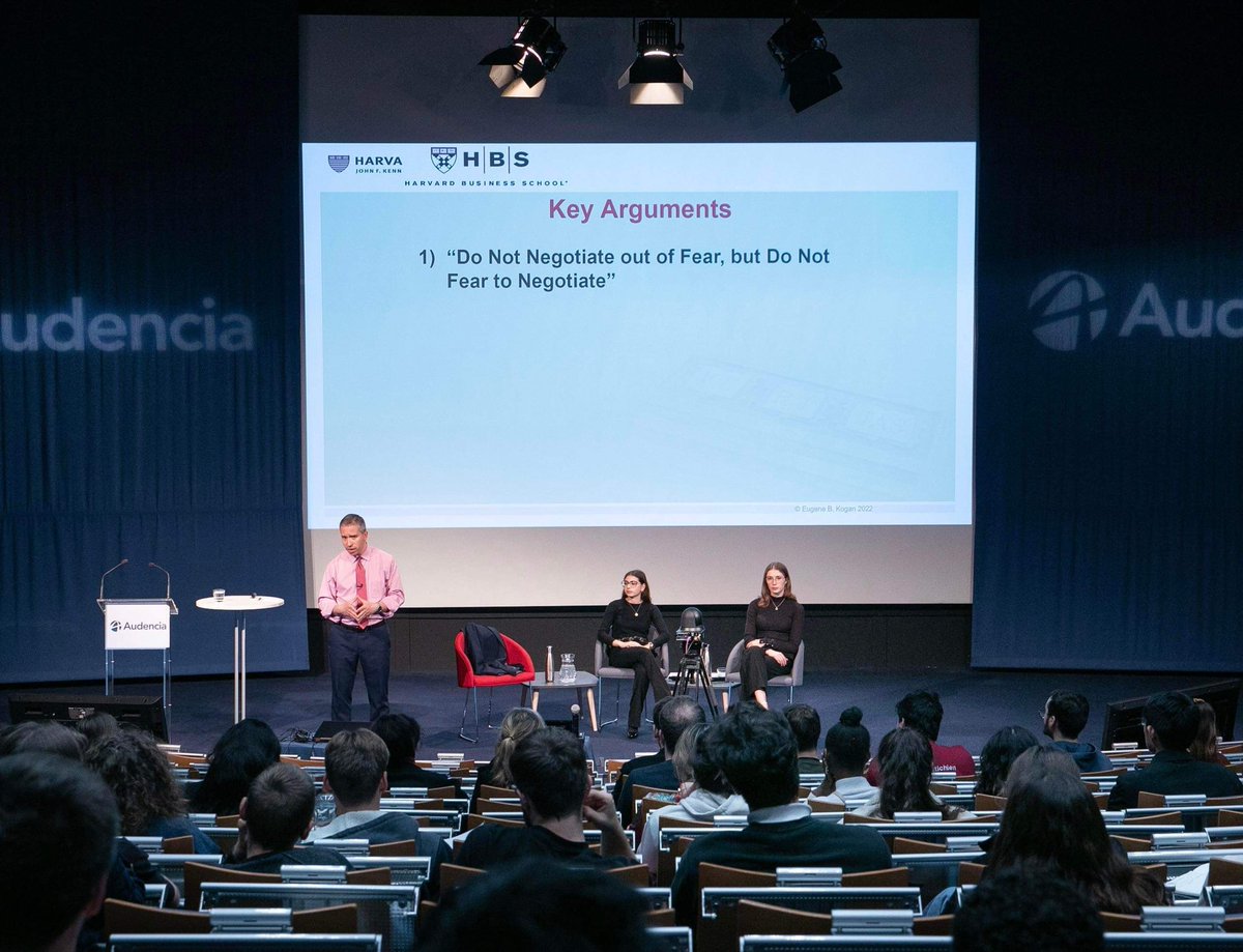 Thank you Eugene B. Kogan for coming to <a href="/audencia/">Audencia</a> and for the masterclass on #negotiation !