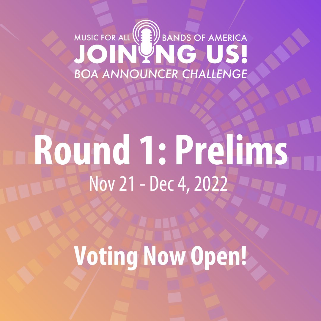 Don't forget to vote for your favorite challenger in the 2022 "Joining Us" challenge!

A select few will move onto the semi-finals round. Voting ends December 4. 

app.osmosvote.com/event/LKD98A