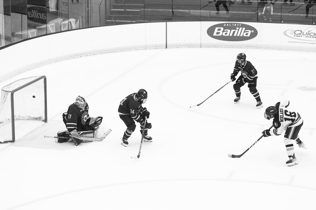NorthStStudios's tweet photo. Second OT game in as many days...Geneseo tops Williams tonight 4-3.  Here is your game winner by Stefan Miklakos.

#d3hky #geneseony #collegehockey https://t.co/M8xyUBJ5vH