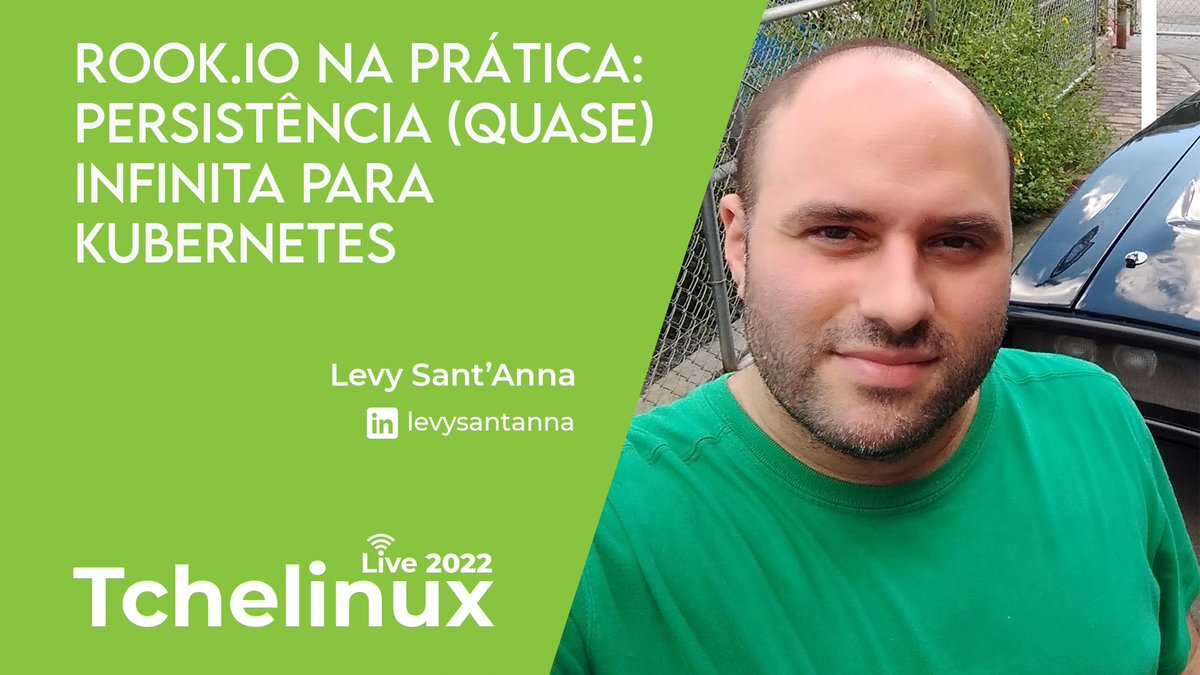tchelinux's tweet image. A palestra "Rook.io na prática: persistência (quase) infinita para Kubernetes" apresentada por Levy Sant'Anna estreia nesta Terça dia 29/11 às 20h! youtube.com/watch?v=Sinfyz… #tchelinux_live_2022