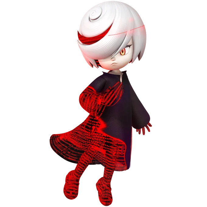 My first render of SAGEthe new mysterious girl from Sonic Frontiers~ 