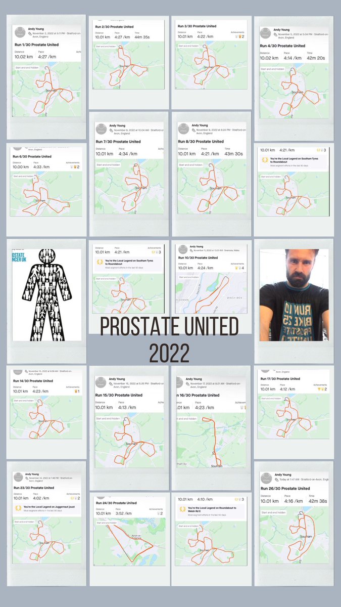 Andy1882's tweet photo. RUN 26 ✅

Today was Run 26/30 for @ProstateUK 

Over these last 4 days i‘ll be asking for as many people to support and sponsor @prostateunited as possible!

So many people running for such a good cause! The end is in sight! 💪🏻

https://t.co/FJXOSKLKqh https://t.co/gB4lUKmPs5