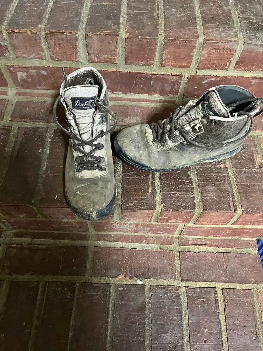naw1973's tweet photo. @VasqueFootwear Sundowner bought in ‘93
Same soles, new laces. RIP ole friends. https://t.co/xfA9Q8588a