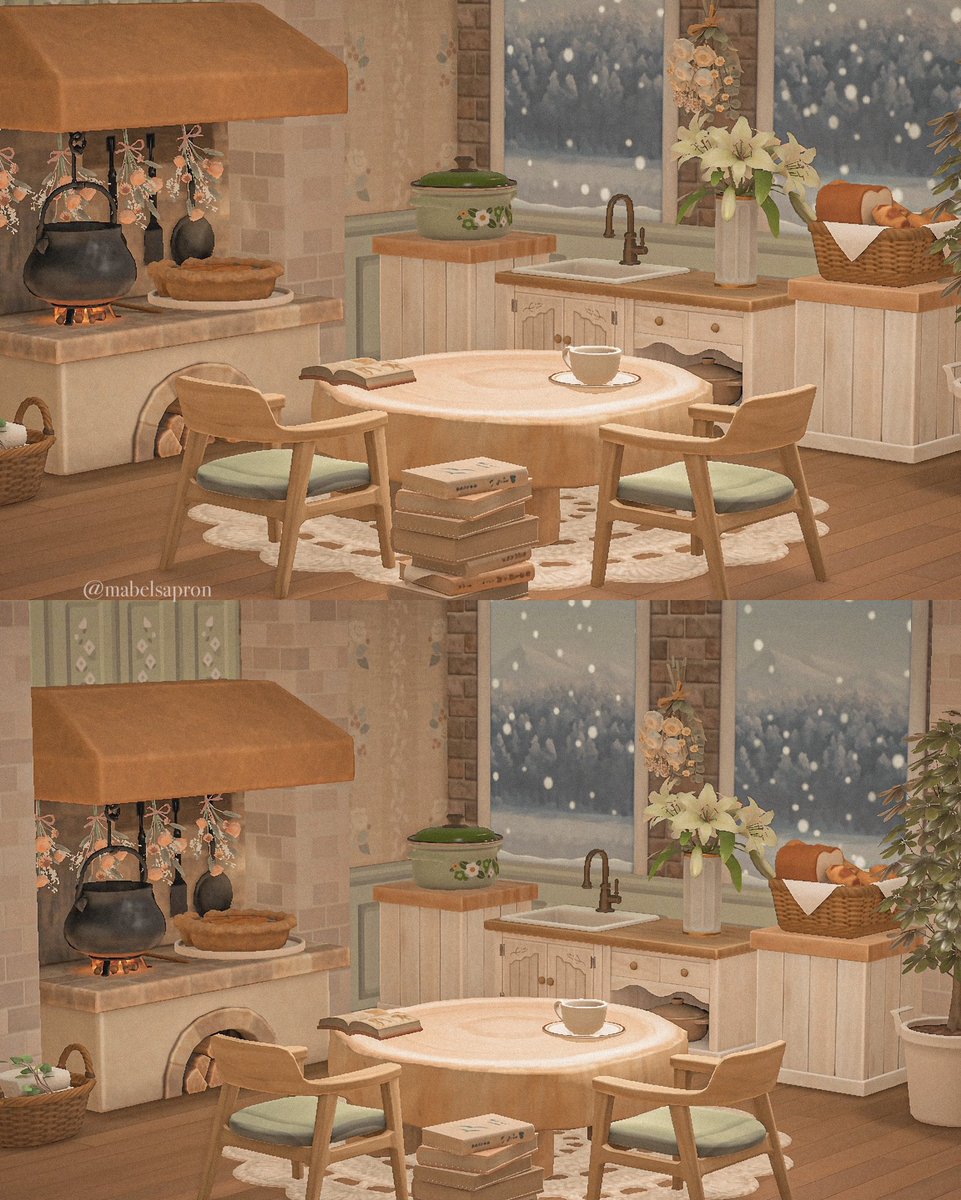 mabelsapron's tweet photo. cosy winter kitchen 🤎

#AnimalCrossingNewHorizons #ACNH #AnimalCrossing #ACNHDesigns https://t.co/B6gRq2od4V