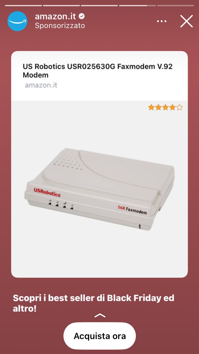 PaoloVaralta's tweet photo. @dvdzero Io come pubblicità del black friday ho trovato questo: https://t.co/8q6iRm505c