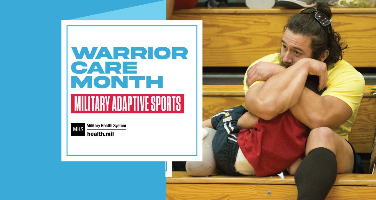 🎉 It's #WarriorCareMonth 🎉
Get to know the programs/resources available to #RSMs &amp; #caregivers.
 
#MASP provides reconditioning activities &amp; competitive athletic opportunities for RSMs to improve their physical &amp; mental quality of life. bit.ly/2El4fB3  
#ShowofStrength