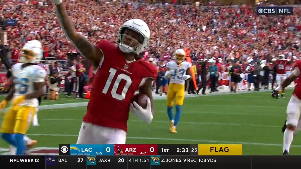 Chargers at Cardinals / Twitter