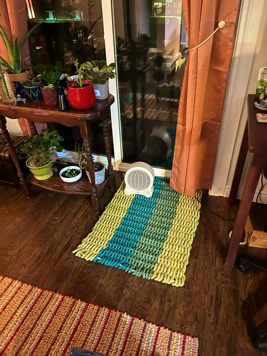 dawn_kimmy_nl's tweet photo. New door mat is next to my patio door. It’s perfect I really love it, and the fact that it’s recycled rope pulled from the ocean makes it the best treasure! ❤️🫶🏻🙂 #madelocally #madeinNL https://t.co/EbYfDp0aFh