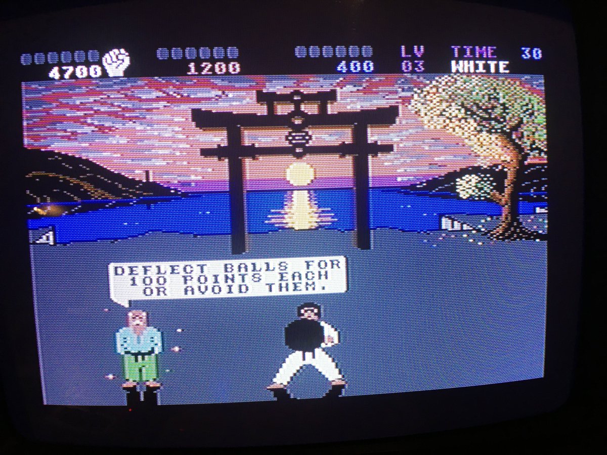 PS4Ron's tweet photo. Playing a bit of #IKPlus on the #Commodore64 this evening, great game😎 https://t.co/r4owPfLuSS