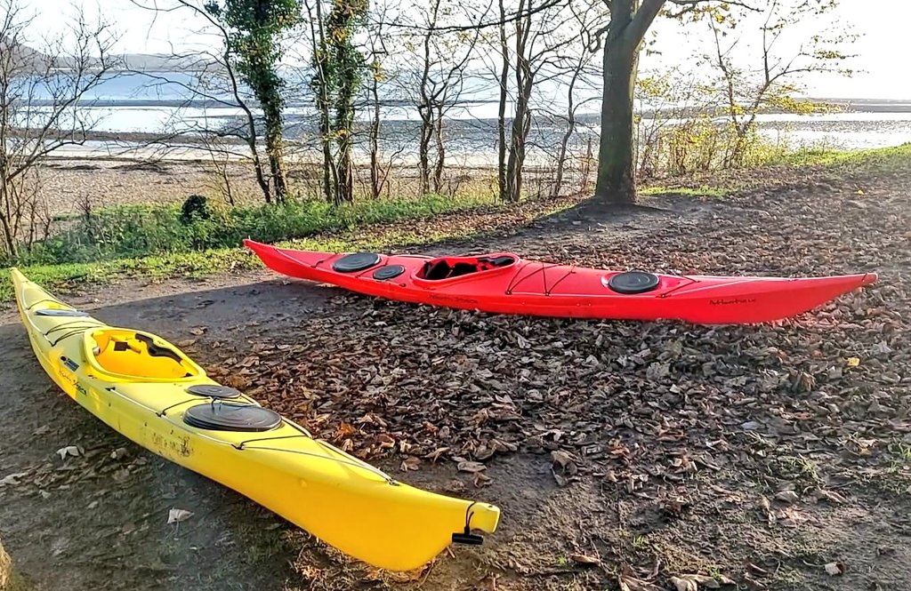 davey_kevin's tweet photo. Our trusty steeds for the weekend sea kayaking on the Firth of Forth, North shore Atlantics. Great boats. #FCAG #seakayaking #kayaking #kayaks #Fife https://t.co/Jd95wydPnQ