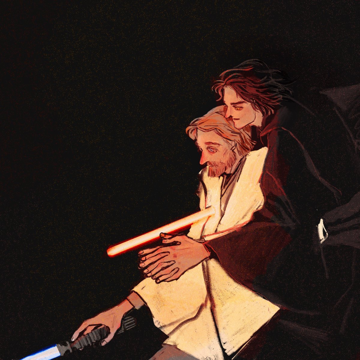 「if...Anakin wants to kill Obi-Wan just t」|drawing ruiのイラスト