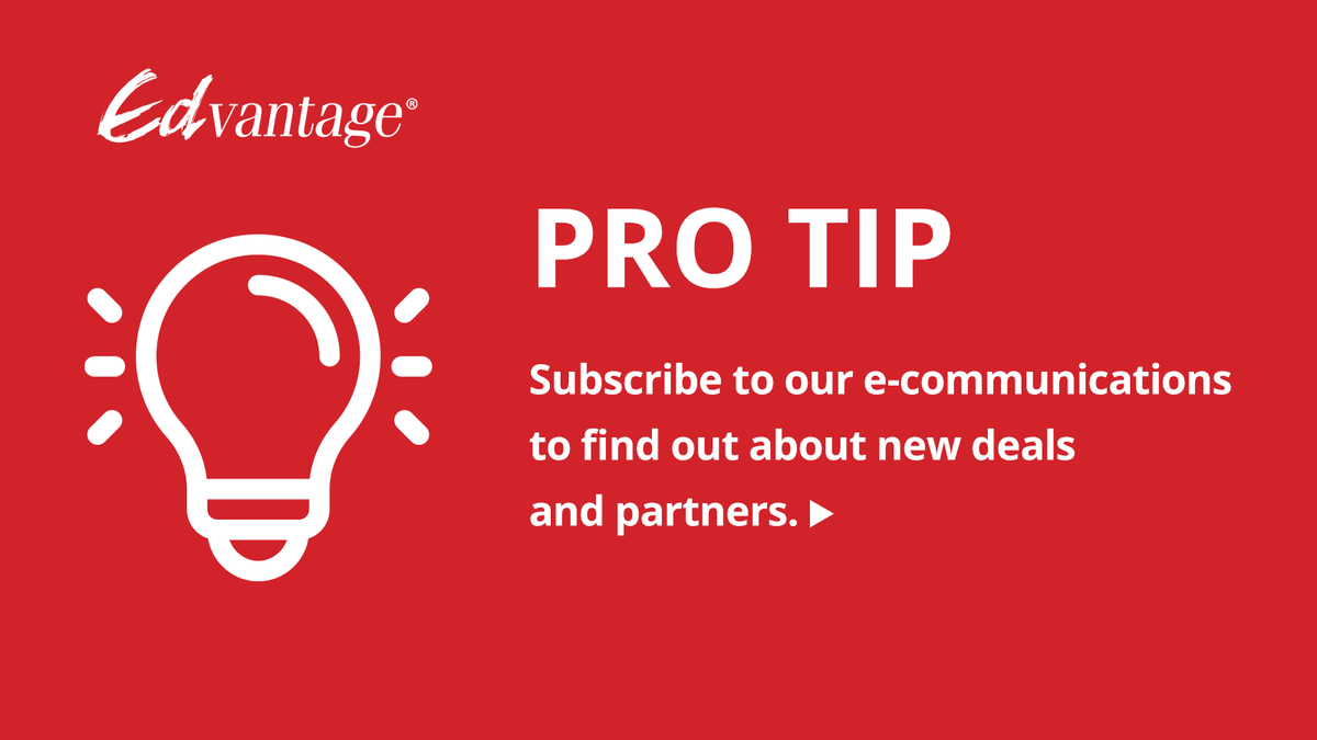 osstf's tweet photo. Don’t miss out on discounts from Edvantage, your exclusive savings program! Edvantage’s ePromos and eNews keeps you in the know, when limited time offers & new partner discounts are available. Find out how to subscribe: https://t.co/bwMnG80o6F
#Edvantage #ExclusiveSavingsProgram https://t.co/5WIjNqSaww