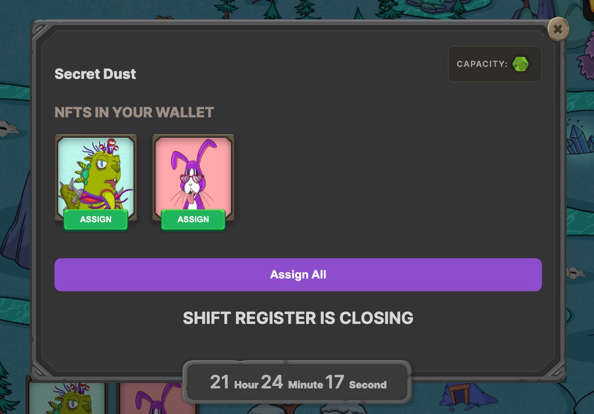 Added bulk assignment of Bunnies/Beavers to mines.

To make your Bunnies mutants, you need to extract special materials from the mines. Now you can send all your NFTs to the mine with a single click. 

Don't forget to enter the mines everyday! Autoclaim is available for everyone.