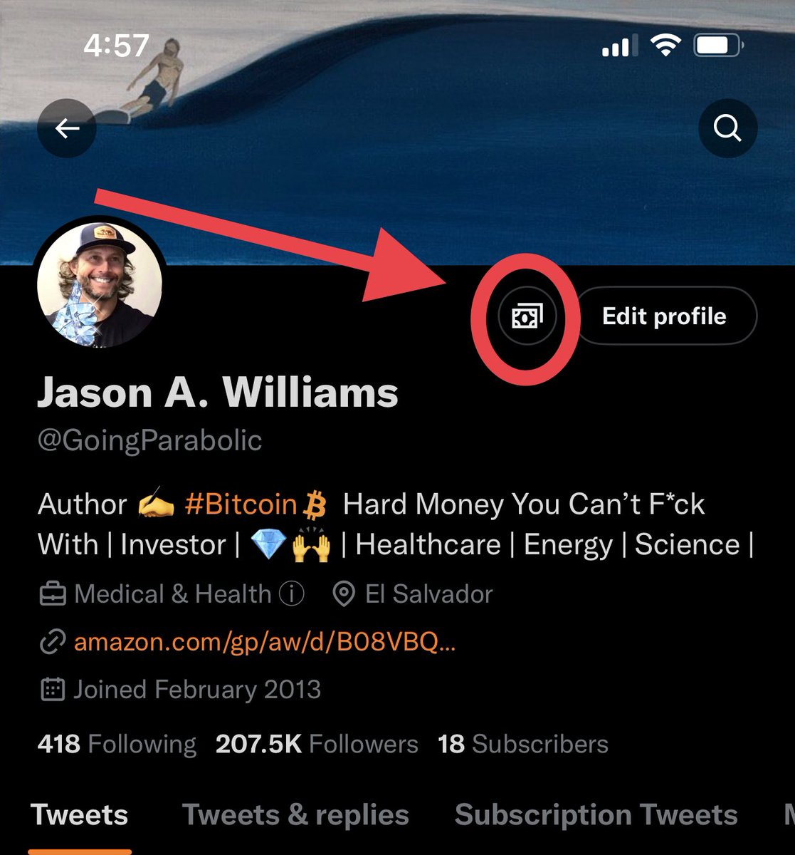 Dorsey already implemented #Bitcoin Lightning payments as tips into US Twitter last year. That’s why I have the function here. Anyone use it?