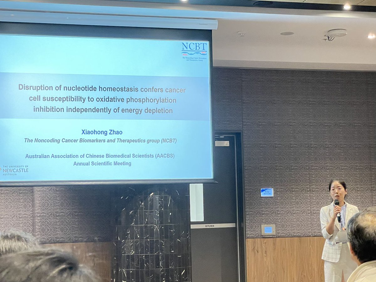 NoncodingG's tweet image. Congratulations to our PhD students, Ran Xu and Xiaohong Zhao, for their excellent performance - being awarded the first and second best oral presentation awards - in the AACBS annual meeting in Sydney. Well done!