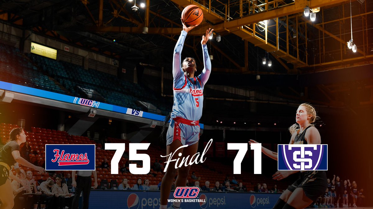 UIC_WBB's tweet photo. FINAL | UIC 75, Saint Thomas 71

The Flames improve to 6-1 with this overtime win. Big game from Ky Dempsey-Toney leading the team with 19 points and 9 rebounds. Josie Filer with a double-double 16 points and 11 rebounds. 

#FireUpFlames https://t.co/6dQzsbrKa0