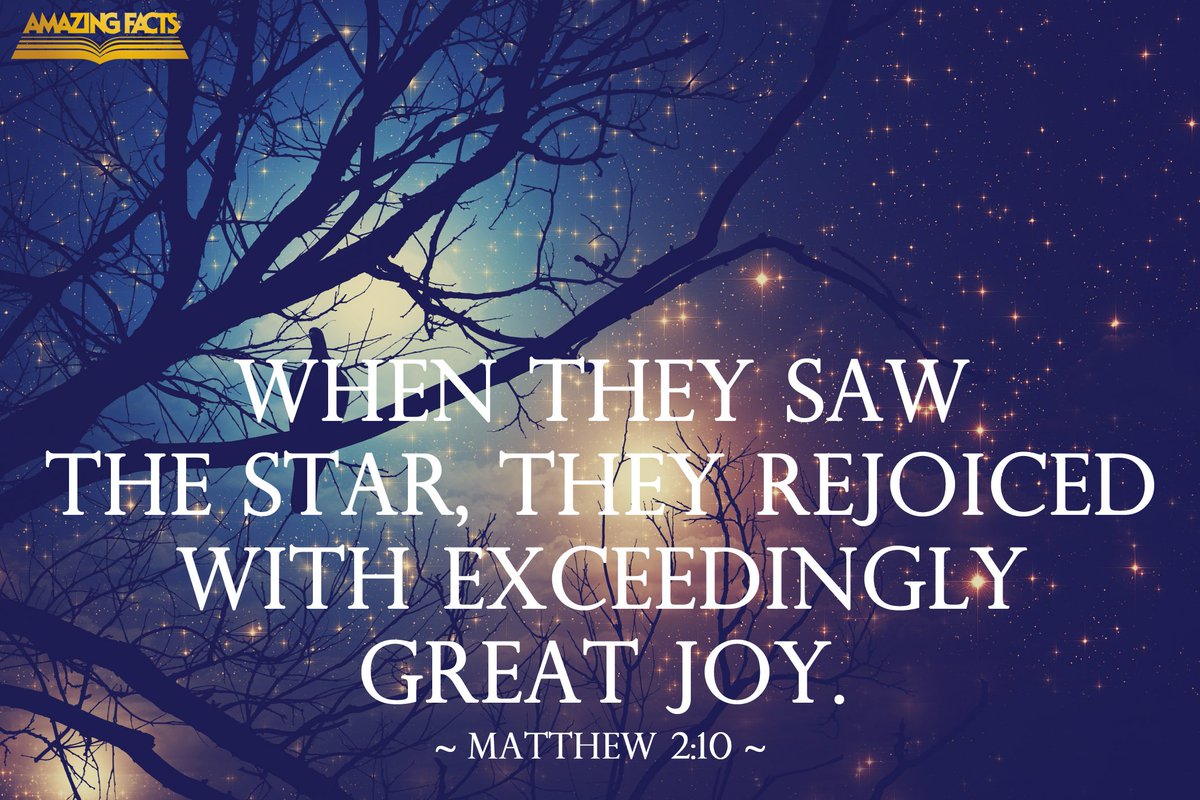 When they saw the star, they rejoiced with exceeding great joy.
@weareingodsplan @fvchurchauburn @davidharris707 @bobonfarm @arrow_mystic @colingleason777 @heinekapp @vessel_768 @geraldinelewis @cheryl_l_davis @_walkinthelight @prodigass @ivangracia11 @apostledavid