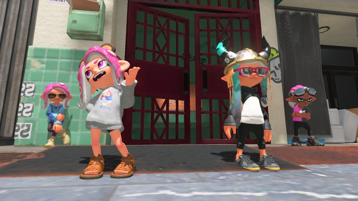 LeTJxxx's tweet photo. Ggs @Lynnxo1108 , @kstarisgaming and wolf:) #nintendo #splatoon #salmonrun #Splatoon3 #NintendoSwitch https://t.co/GysDkLYXvP