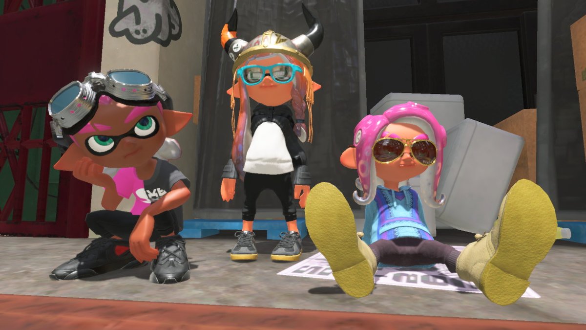 LeTJxxx's tweet photo. Ggs @Lynnxo1108 , @kstarisgaming and wolf:) #nintendo #splatoon #salmonrun #Splatoon3 #NintendoSwitch https://t.co/GysDkLYXvP