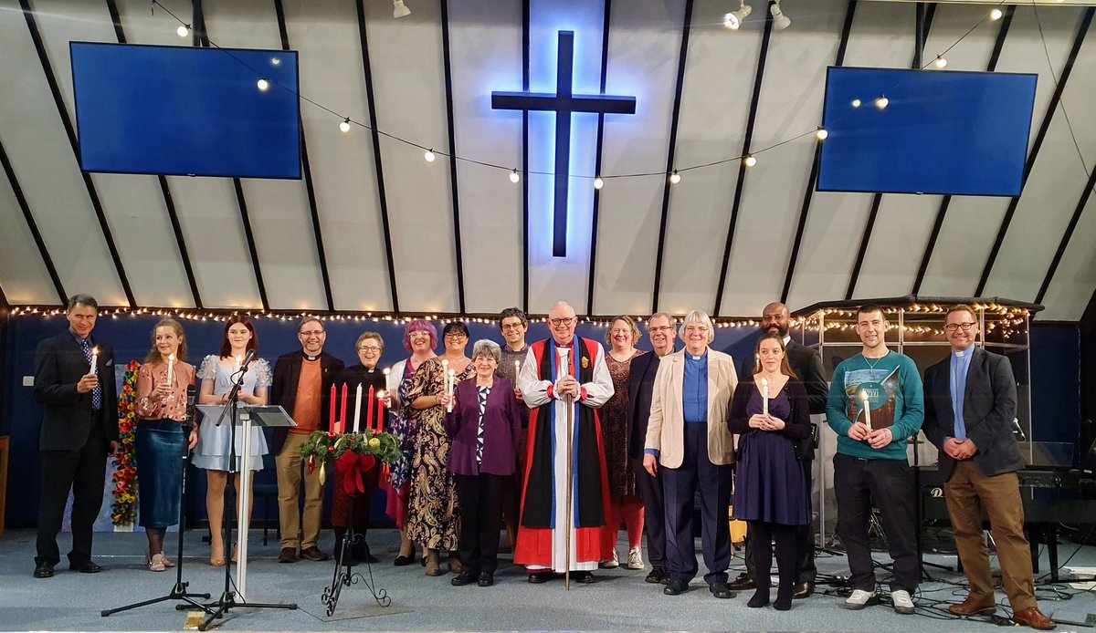 Wonderful joyous Confirmation service <a href="/StJohnsColch/">St John's Colchester</a> this evening. Moving testimonies of God’s transformation and reminder that ‘Adventure starts with Advent’ which will be in a sermon on Greenstead soon! Thank you @bishcolchester
