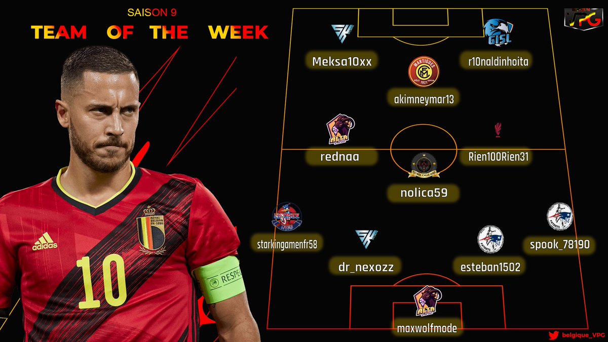 ONGCALLEJERO's tweet photo. BRAVO 👏👏 AU LOUPS @NOLICA POUR SON APPARITION SUR LA TOTW VPG🇧🇪 LORS DE CETTE PREMIÈRE SEMAINE DE . https://t.co/3eMBB3N4Iz