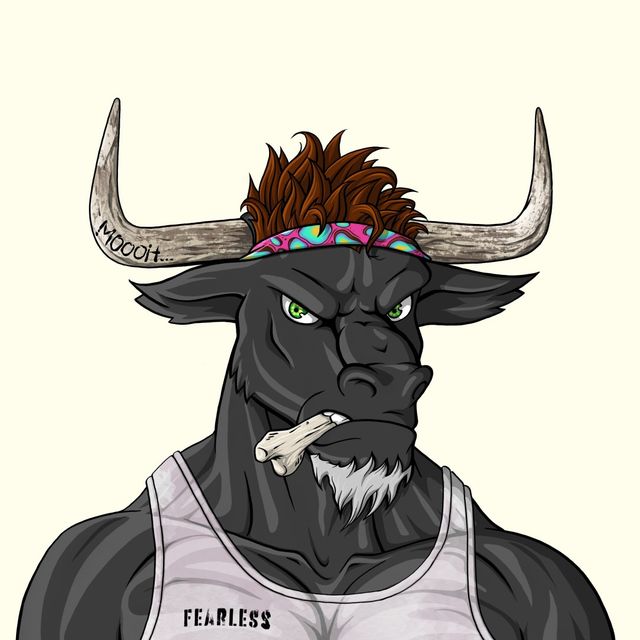 JellyBrainX's tweet image. Here are my 3 new @Fearless_Bulls PFPs. Let's gooooooo! Tank top MFs!
