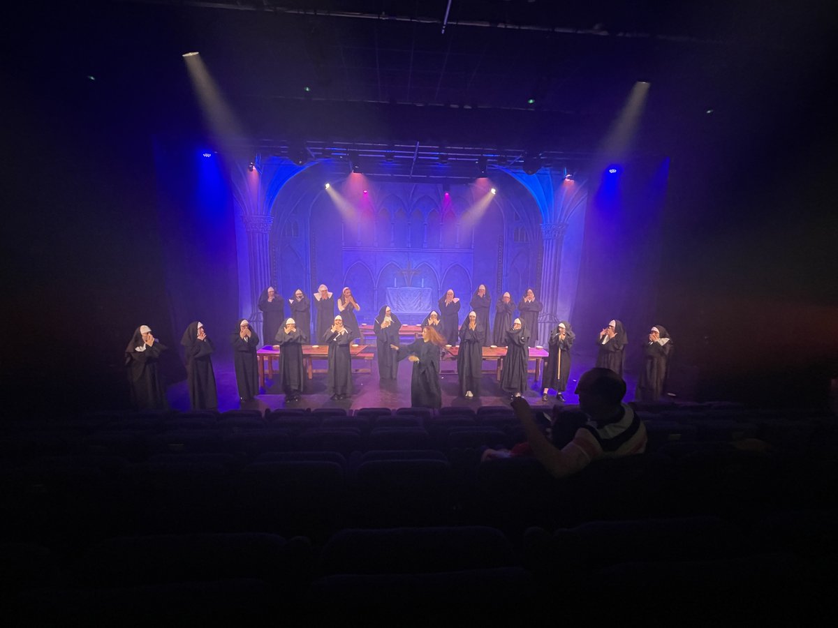 Hallelujah! Well, after a 10 hour tech rehearsal today, the cast of the heavenly musical Sister Act are ready and waiting their debut opening night on Tuesday evening. 

This is sure to raise the spirits! 

#sisteractthemusical
#musicaltheatre