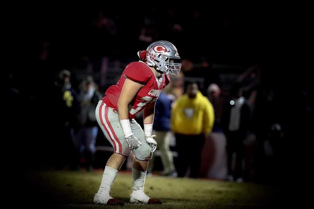 In the semi- state game against Franklin Co this past Friday, I had 20 tackles leading the redhound defense in our win. #Krogerfeild #statebound