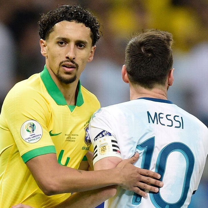 VSportsTM's tweet photo. "Messi no es argentino, Cristiano no es portugués. No pertenecen solo a sus países. Son un privilegio para el fútbol, un tesoro".

✍️ Marquinhos. https://t.co/fk6Xppx3Ui