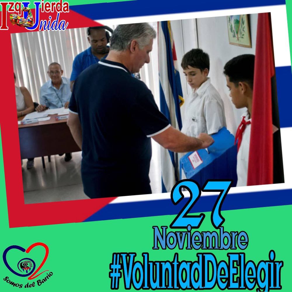 Nos sobran Razones para luchar y vencer, nuestras familias ejercerán el derecho al voto, y nuestro corazón estará con ellos.

#YoVotoEl27 #VoluntadDeElegir #CubaPorLaVida #Cuba

<a href="/cubacooperaven/">Brigada Médica Cubana en Venezuela</a> <a href="/unidad_central/">Unidad Central de Cooperación Médica</a> <a href="/cubacolabora/">Brigada Médica Estado Aragua</a> <a href="/MINSAPCuba/">Ministerio de Salud Pública de Cuba</a> <a href="/japortalmiranda/">José Angel Portal Miranda</a> <a href="/JosAnto54744901/">José Antonio Machado Reyes</a>