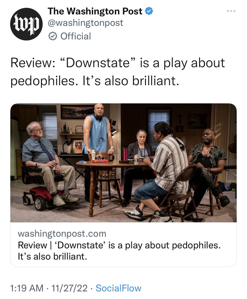 Cernovich's tweet photo. The Washington Post refused to review Hoaxed but they loved this one. https://t.co/lQDNZ8Xw4v